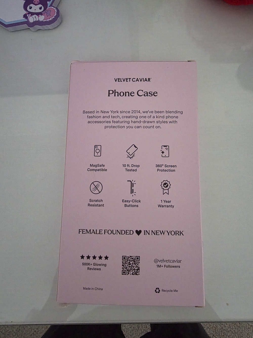 Velvet Caviar Purple Halloween Graphic Phone Case - Picture 2 of 2